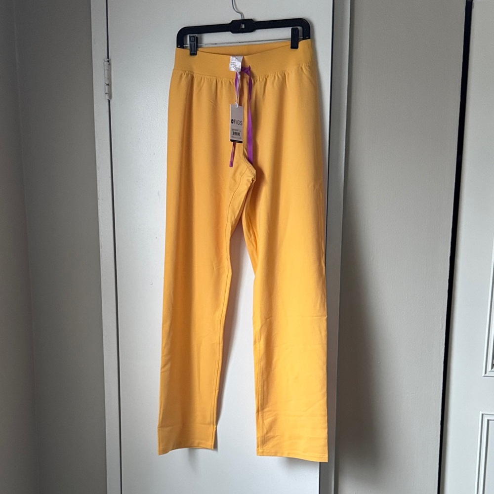 Figs Dandelion Yellow Livingston Pants ST